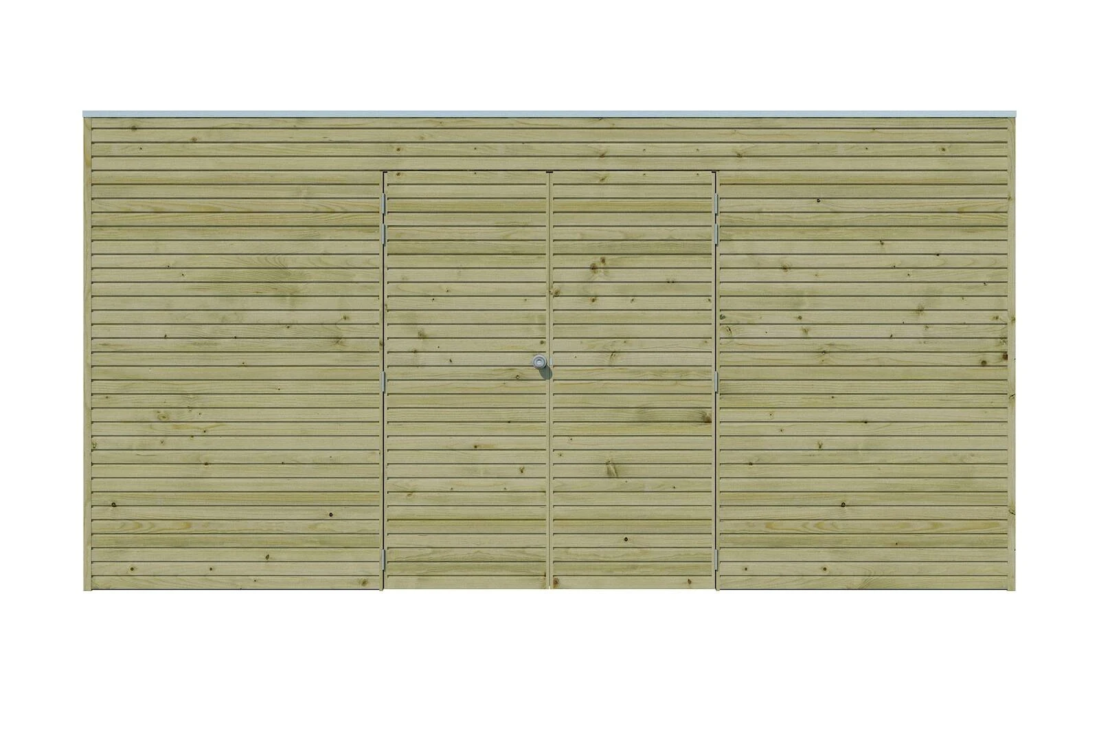 Woodlands Blokhut QBH2 Groen Geïmpregneerd 420 x 300 cm - Afbeelding 2